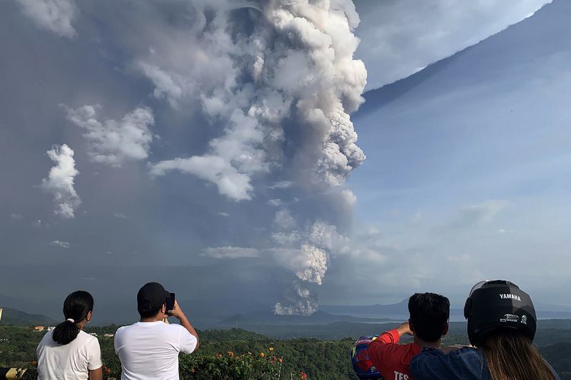 塔尔火山最新动态，地质奇迹苏醒的震撼见证
