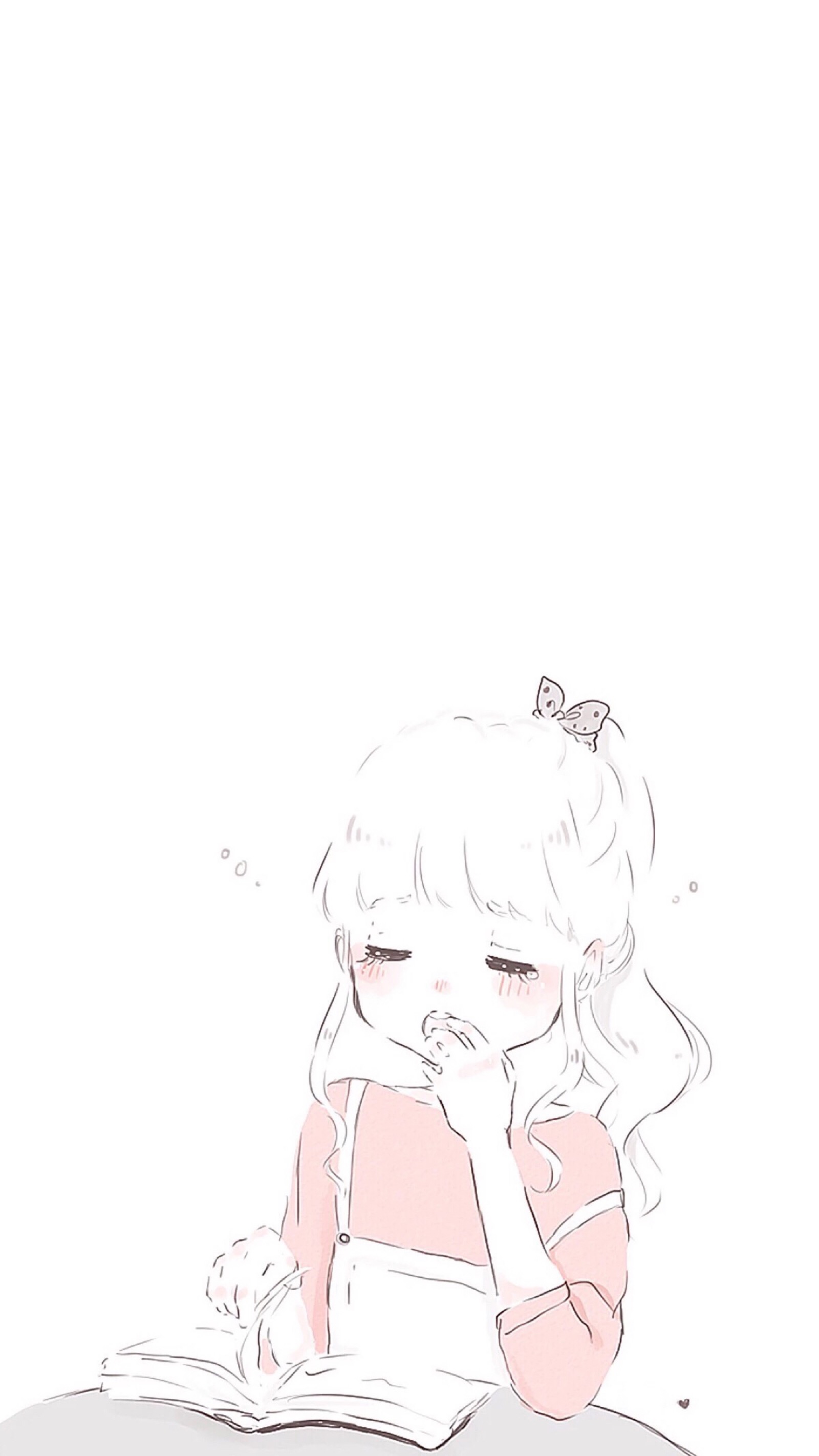 动漫图简单，自然美景的心灵之旅