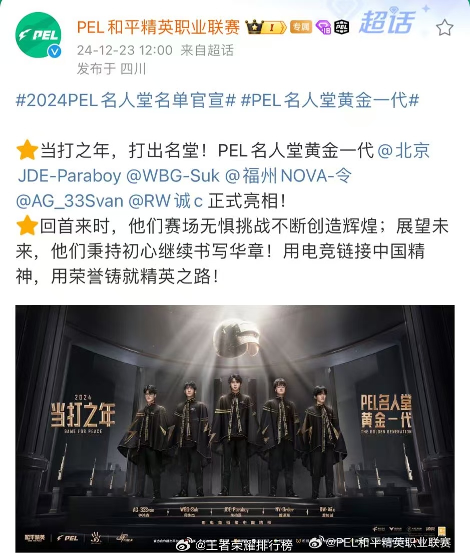 传奇霸业最新名人堂闪耀登场！